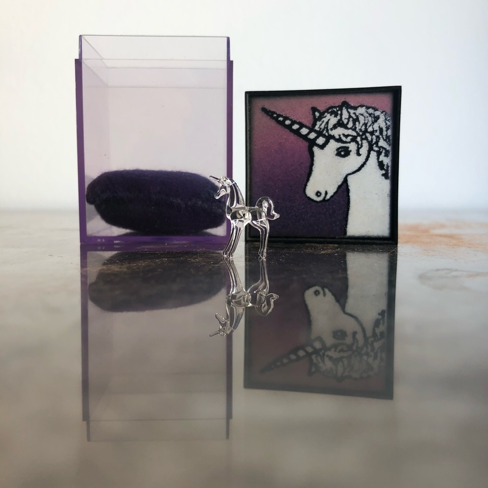 Unicorn - Miniature Glass Figurine